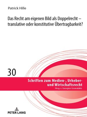 cover image of Das Recht am eigenen Bild als Doppelrecht